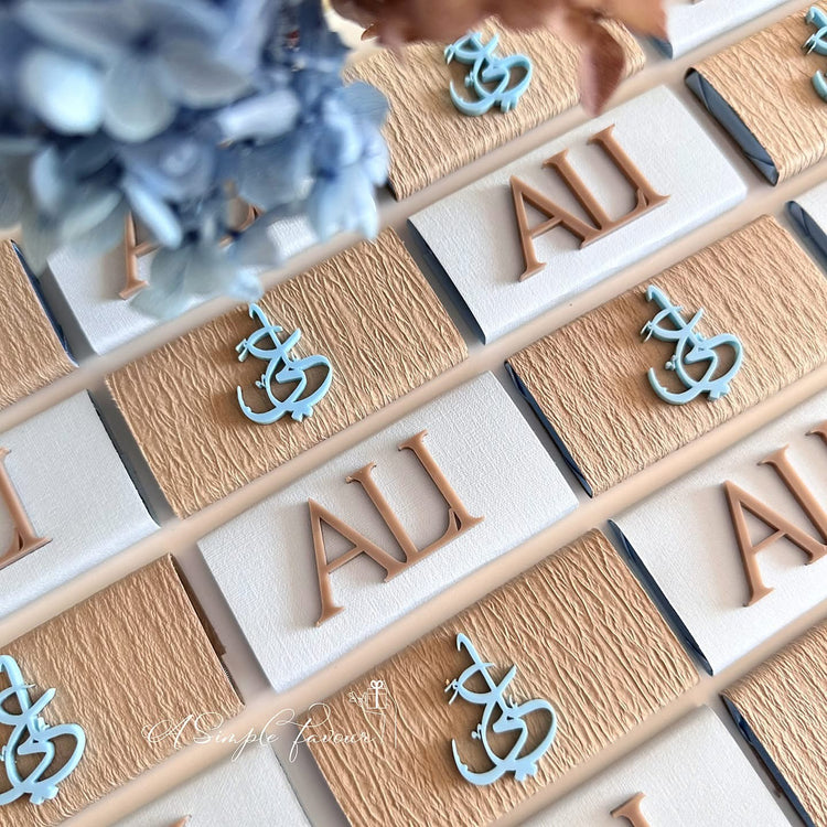 Acrylic Name Favour Chocolates